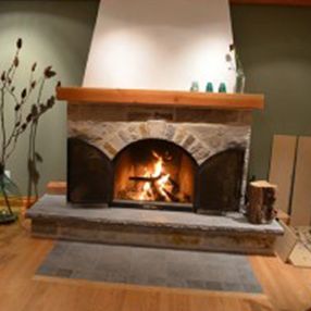 Installation of Custom Made High Quality Fireplace Door