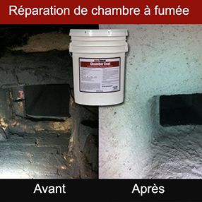 RÉPARATION DE CHAMBRE DE FUMÉE NON ÉTANCHE